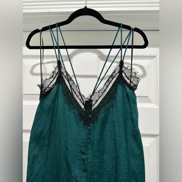 ‼️NWT‼️✨ZARA✨💚jumpsuit💚 - Picture 2 of 5